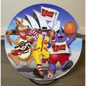 Vintage 2000 Sydney Olympics‎ McDonald's Plate Collector's Item Sydney 2000